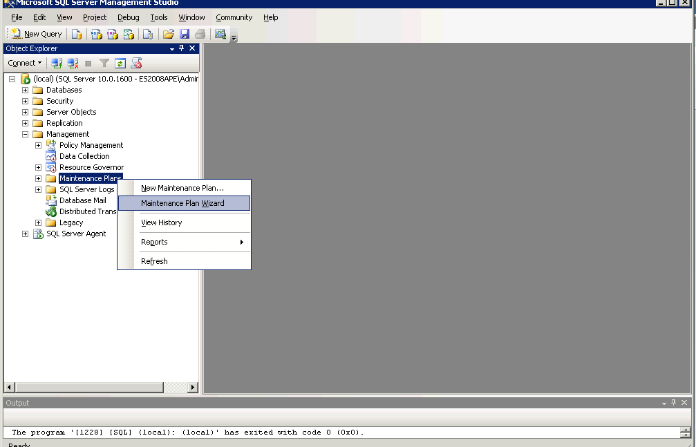 Резервирование MS SQL 2008 Резервирование MS SQL 2008