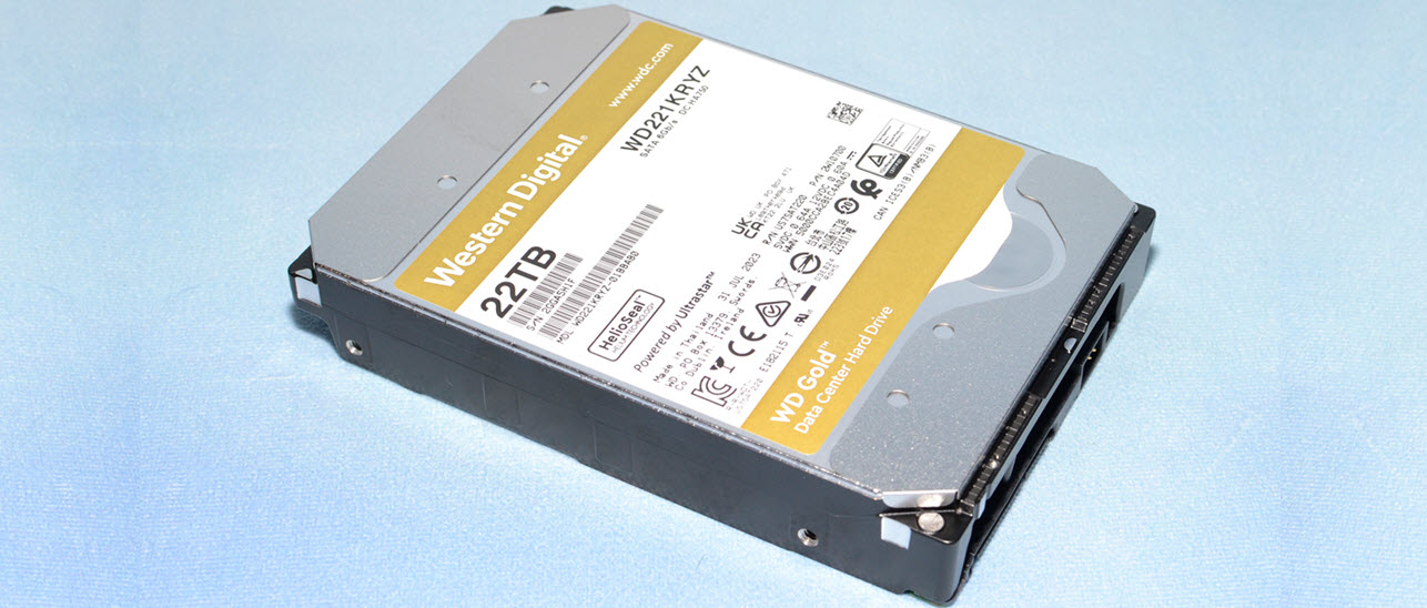 WD Gold 22TB HDD